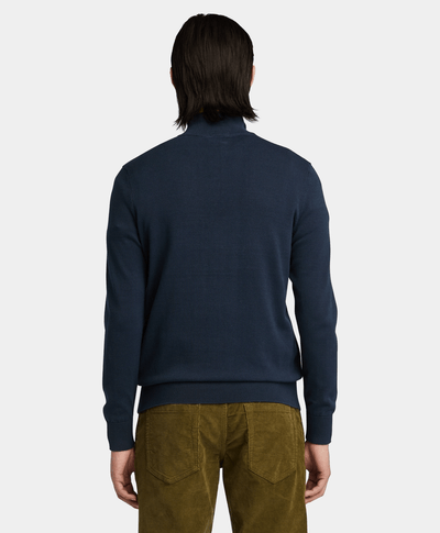 Suéter Johns River de algodón con cierre para Hombre, Azul
