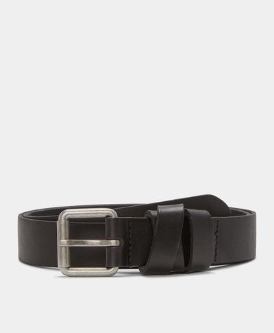 Cinturón de seguridad para Mujer de piel de 30 mm, Negro