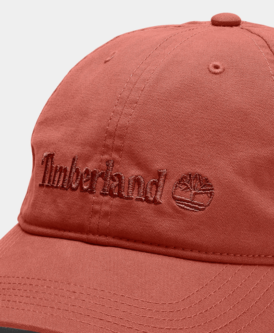 Gorra de béisbol para Hombre Cooper Hill de lona de algodón, Rojo