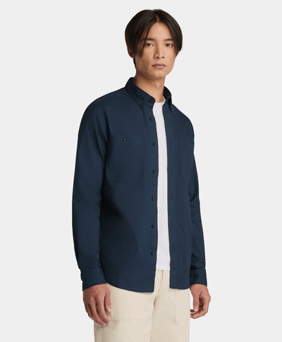 Camisa Windham Twill para Hombre, Azul