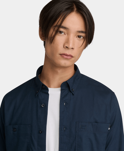 Camisa Windham Twill para Hombre, Azul