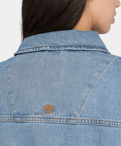 Chamarra Denim Para Mujer, Azul