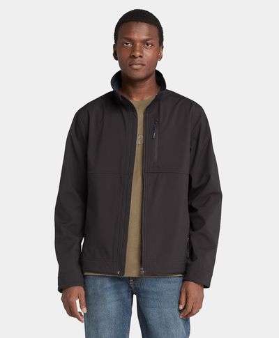 Chamarra Mt Waumbek con cierre completo cortaviento para Hombre, Negro