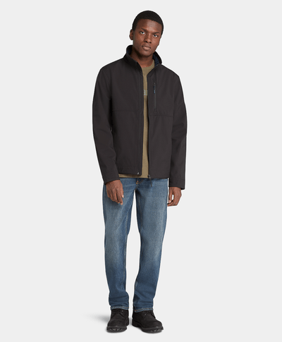 Chamarra Mt Waumbek con cierre completo cortaviento para Hombre, Negro