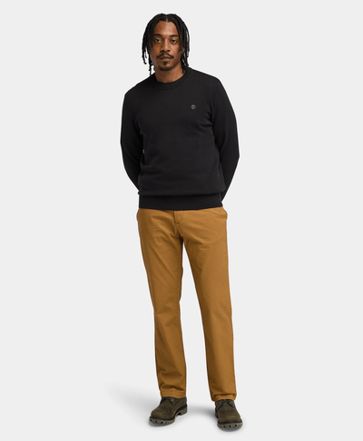 Suéter Johns River de algodón para Hombre, Negro