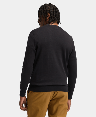 Suéter Johns River de algodón para Hombre, Negro