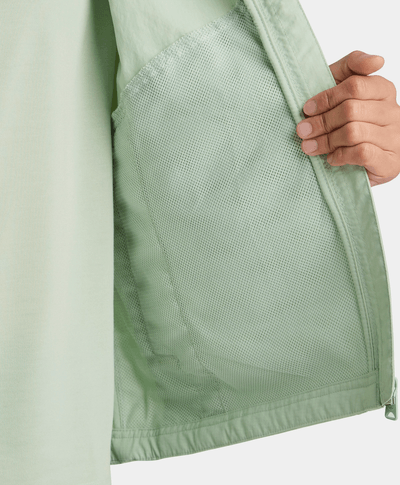 Chamarra cortavientos con protección UV para Mujer, Verde