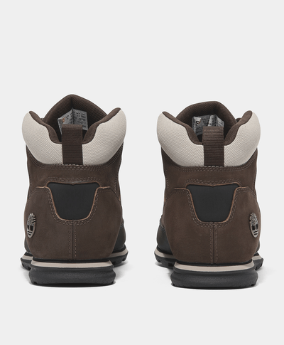 Botas para hombre Euro Rock Mid con agujetas, Café