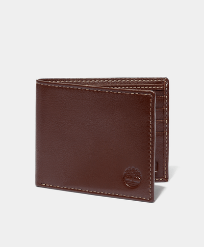 Cartera de Piel Fresada Passcase para Hombre