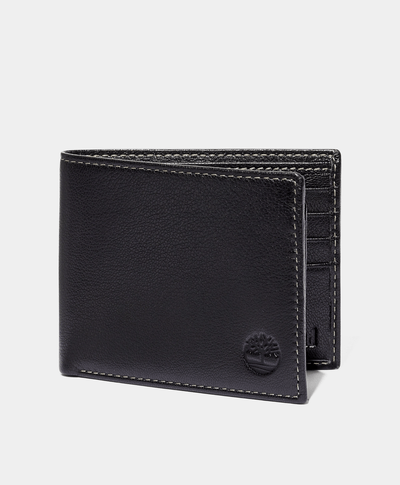 Cartera de Piel Fresada Passcase para Hombre