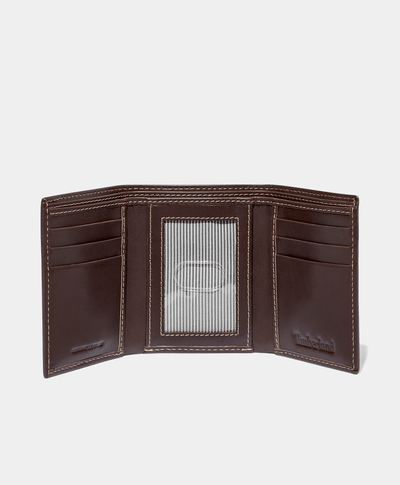 Cartera Trifold de Piel Suave para Hombre