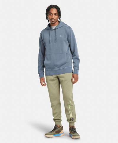 Sudadera Garment Dye para hombre, Azul