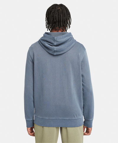 Sudadera Garment Dye para hombre, Azul