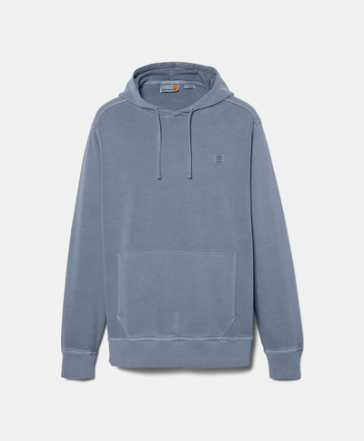 Sudadera Garment Dye para hombre, Azul