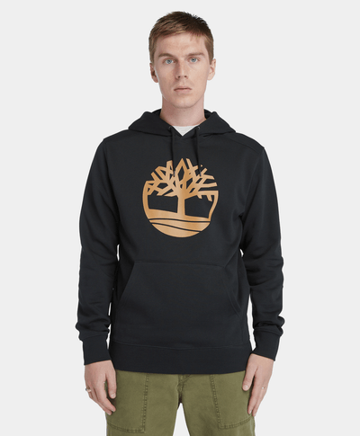 Sudadera Kennebec River logo para hombre, Negro