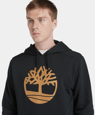 Sudadera Kennebec River logo para hombre, Negro