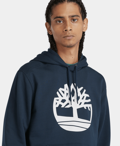 Sudadera tipo Hoodie de algodón para Hombre, Azul