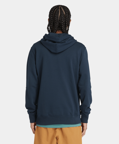 Sudadera tipo Hoodie de algodón para Hombre, Azul
