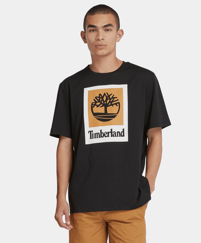 Playera Colored de manga corta unisex, Negro