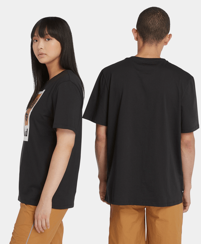 Playera Colored de manga corta unisex, Negro