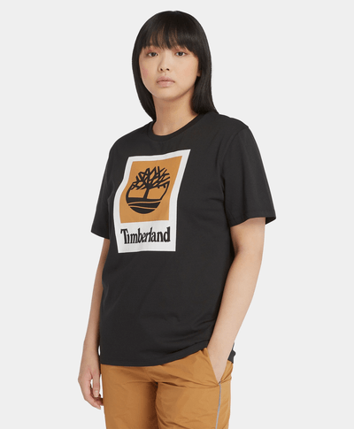 Playera Colored de manga corta unisex, Negro