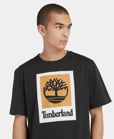 Playera Colored de manga corta unisex, Negro