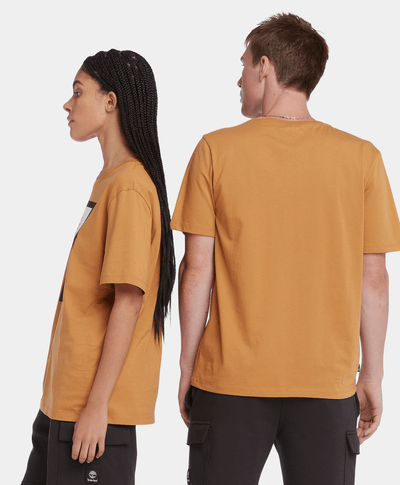 Playera Colored de manga corta unisex, Amarillo