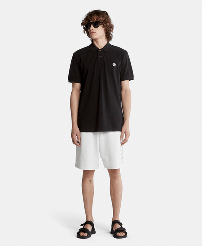 Polo Millers River Piqué para Hombre, Negro