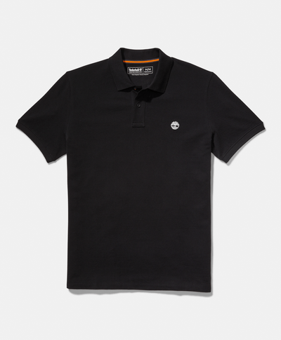 Polo Millers River Piqué para Hombre, Negro