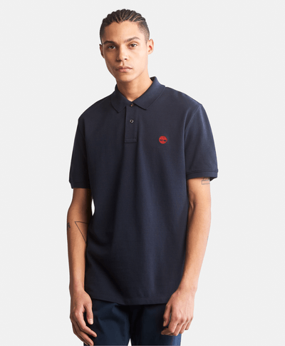Polo Millers River Piqué para Hombre, Azul