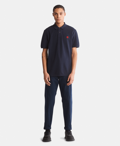 Polo Millers River Piqué para Hombre, Azul