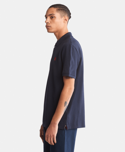 Polo Millers River Piqué para Hombre, Azul