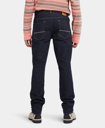 Jeans corte slim Core Indigo Denim para hombre, Azul