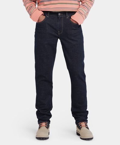 Jeans corte slim Core Indigo Denim para hombre, Azul