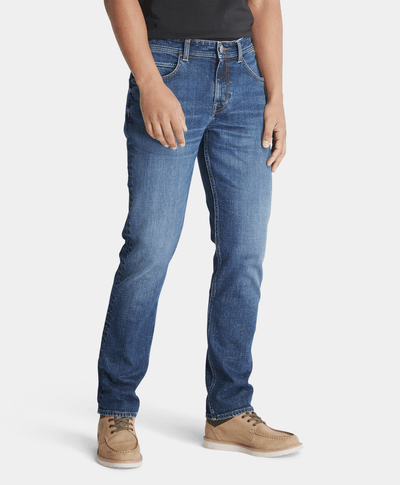 Jeans corte slim Core Indigo Denim para hombre, Azul