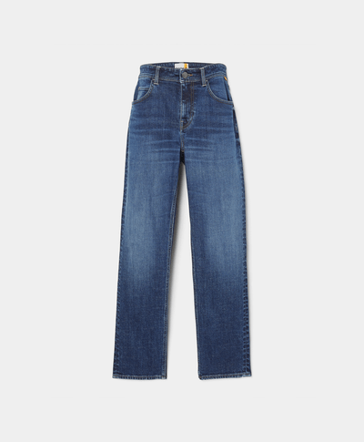 Jeans corte slim Core Indigo Denim para hombre, Azul