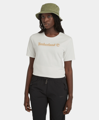 Playera con logo para Mujer, Blanco