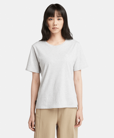 Playera Dunstan de manga corta para mujer, Gris