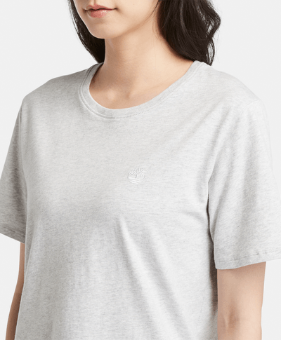 Playera Dunstan de manga corta para mujer, Gris