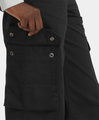 Pantalón Utility Cargo para mujer, Negro