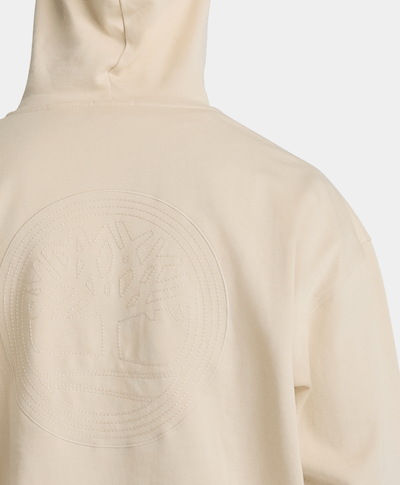 Hoodie Relaxed Fit Tree Logo Para Hombre, Beige