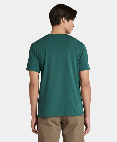 Playera Regular Fit Tree Logo Para Hombre, Verde