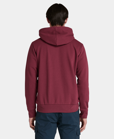 Sudadera Northwood Us Tree Logo Brushback Hoodie Para Hombre, Vino