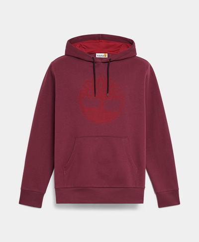 Sudadera Northwood Us Tree Logo Brushback Hoodie Para Hombre, Vino