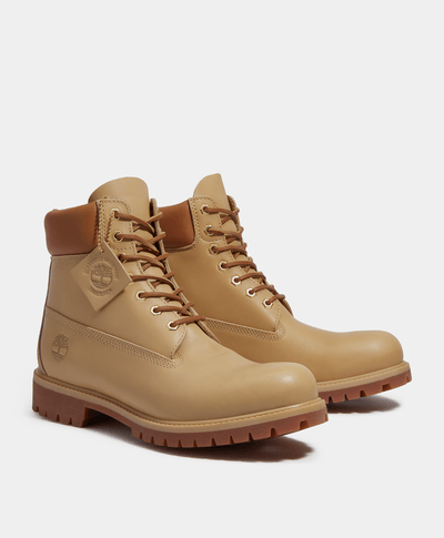 Botas Premium 6 Inch Impermeables Waterproof Para Hombre, Beige