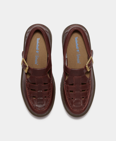 Zapatos Stone Street Buckle Para Mujer, Vino