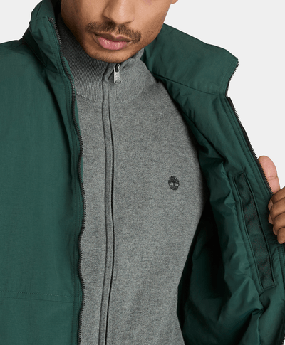 Chamarra Bomber Impermeable Waterproof Para Hombre, Verde