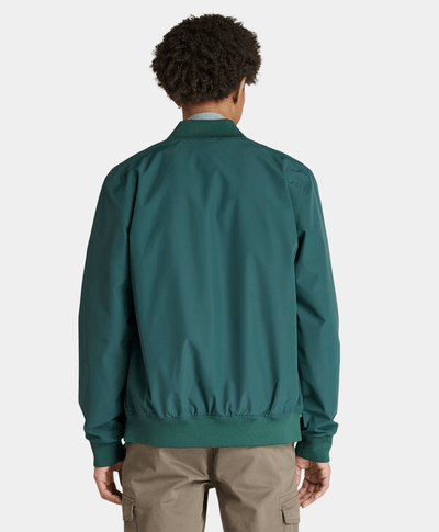 Chamarra Bomber Regular Fit Water Resistant Para Hombre, Verde