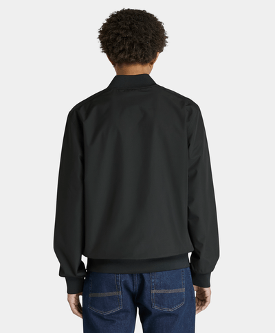 Chamarra Bomber Water Resistant Para Hombre, Negro