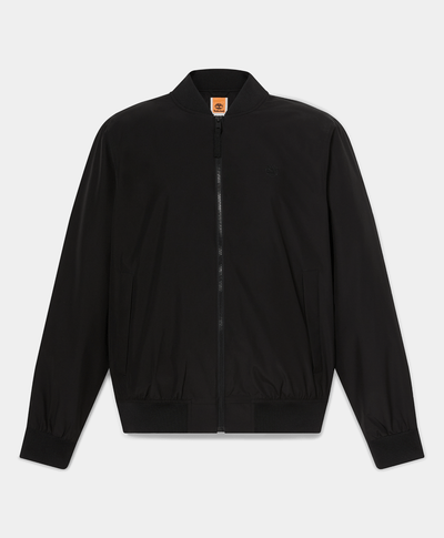 Chamarra Bomber Water Resistant Para Hombre, Negro
